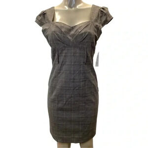 Sam & Max Size 9, Brown With Side Zipper Dress. New With Tags